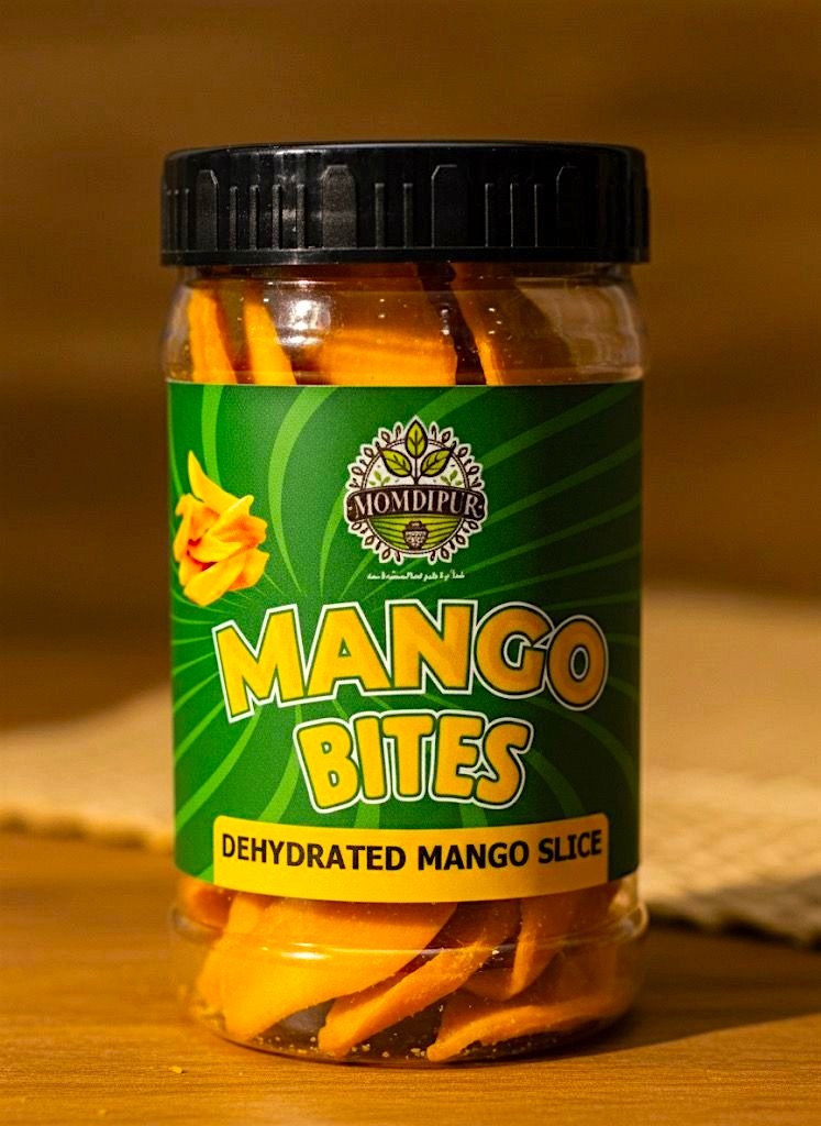 Momdipur Mango Bites – Premium Dehydrated Mango Slices