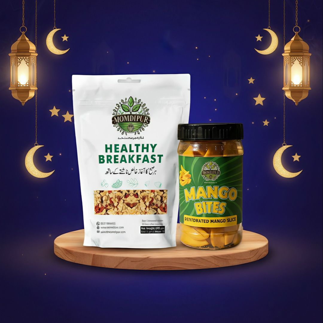 Momdipur Healthy Breakfast & Mango Bites — Taste the Natural Difference