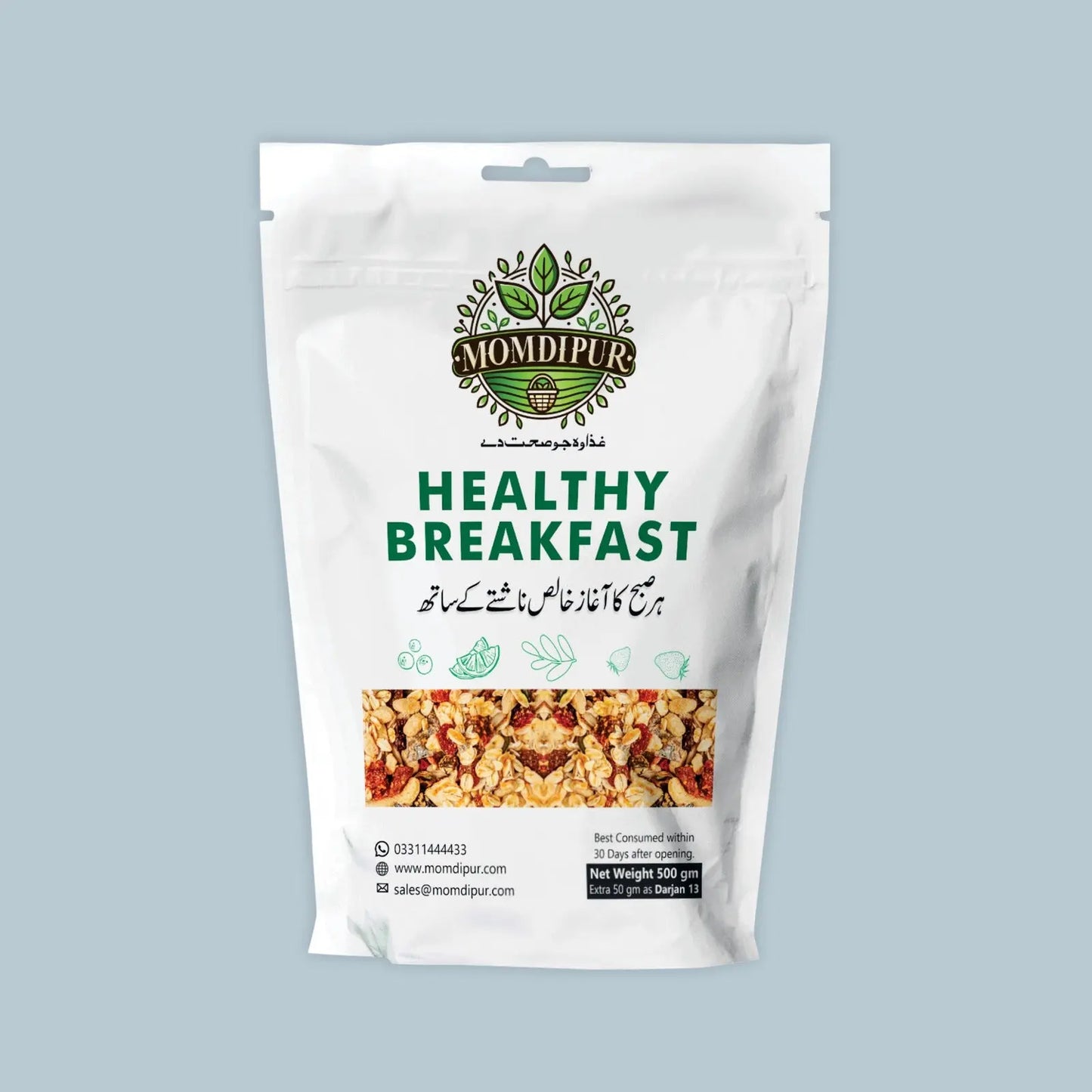 Healthy Breakfast – Oats with Nuts Breakfast - MomdiPur