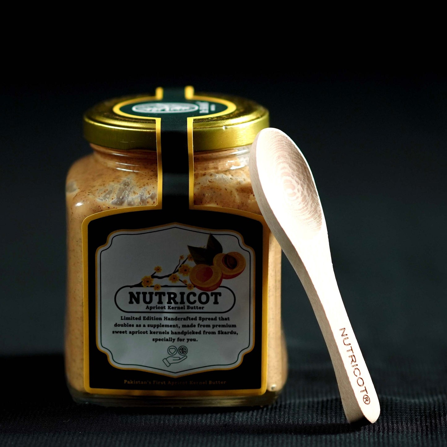 Nutricot Raw – Pure Apricot Kernel Butter 