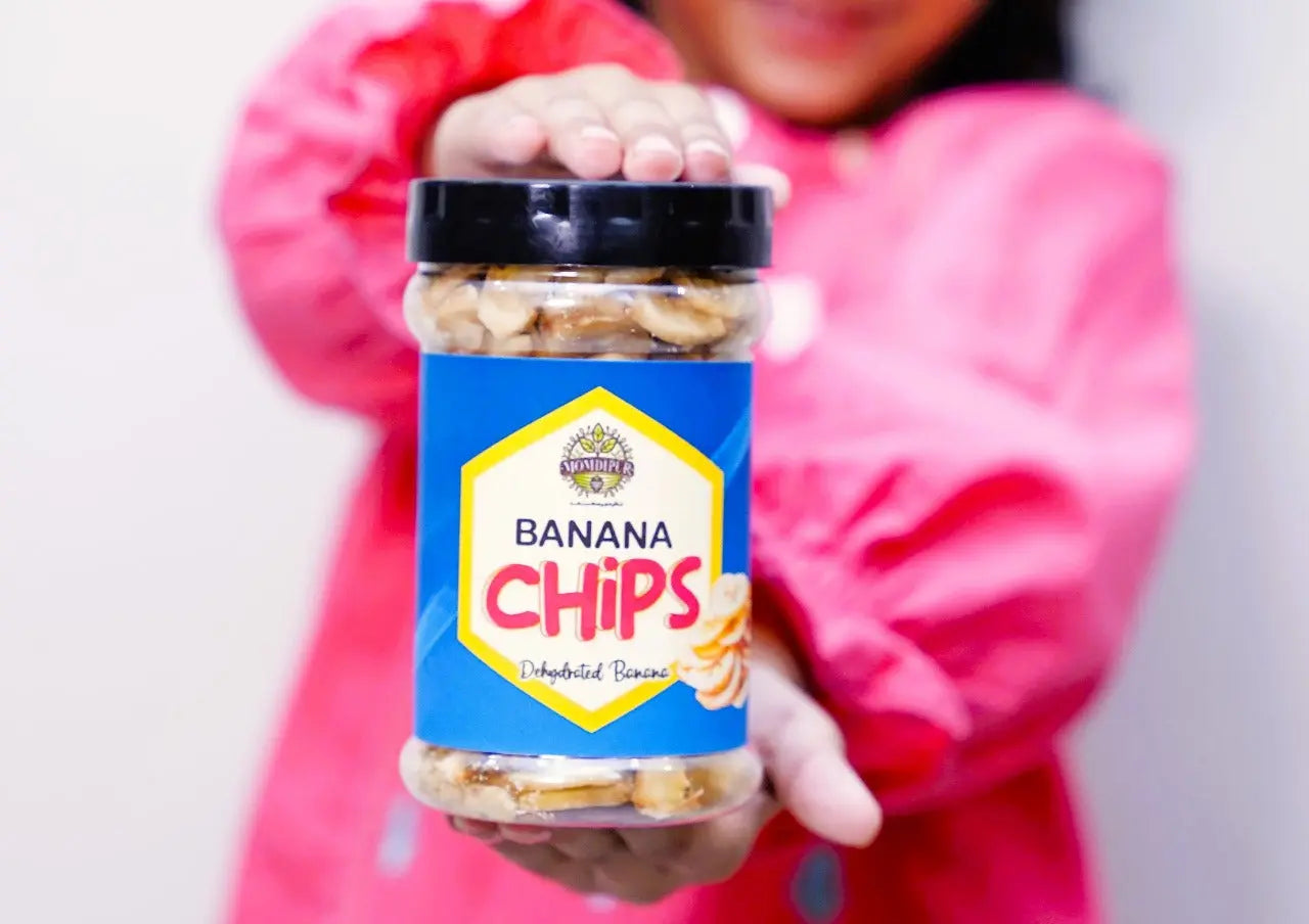 Momdipur Banana Chips – Naturally Dehydrated – Perfectly Crisp 