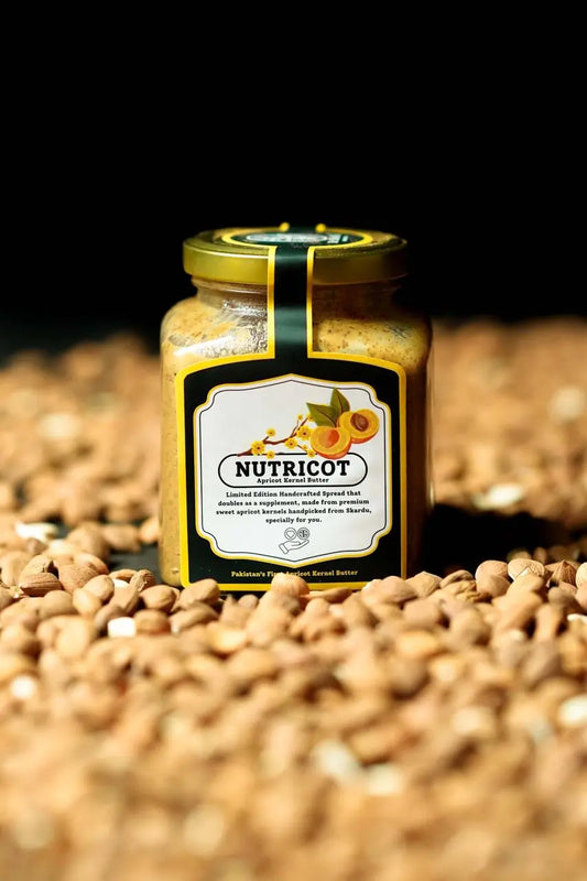Nutricot Raw – Pure Apricot Kernel Butter (Sugar Free) 