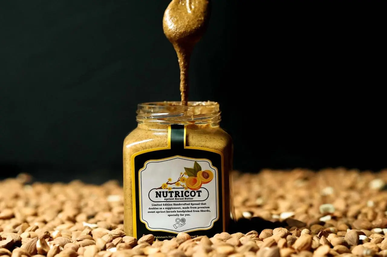 Nutricot Raw – Pure Apricot Kernel Butter (Sugar Free) 