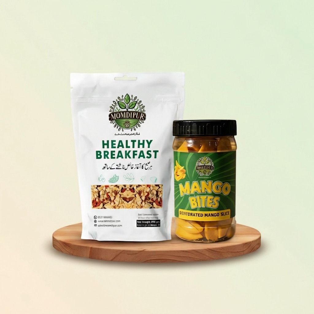 Momdipur Healthy Breakfast & Mango Bites — Taste the Natural Difference 