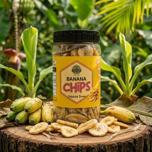 Momdipur Healthy Snacking Bundle – Mango Bites & Banana Chips 