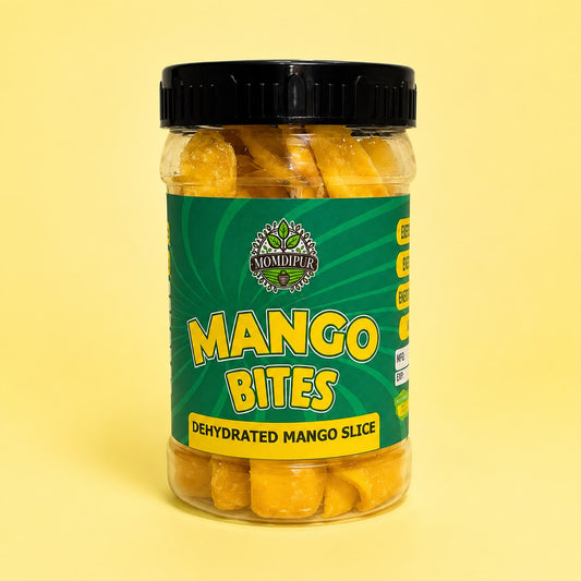Momdipur Mango Bites – Premium Dehydrated Mango Slices 